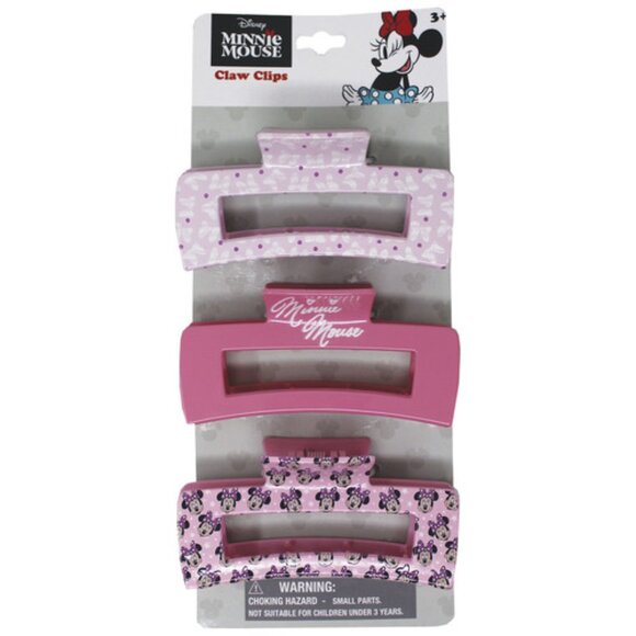 Disney Accessories - NWT! Disney Minnie Mouse Large Hair clip Set Claw Clip Jaw Clip
